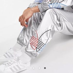 Adidas originals metallic joggers Clearance